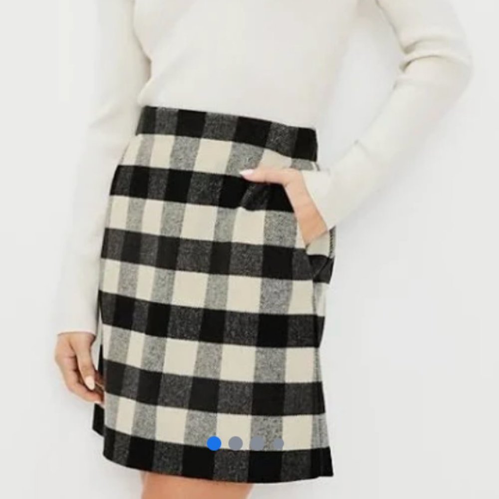 Buffalo Check Mini Skirt, 4